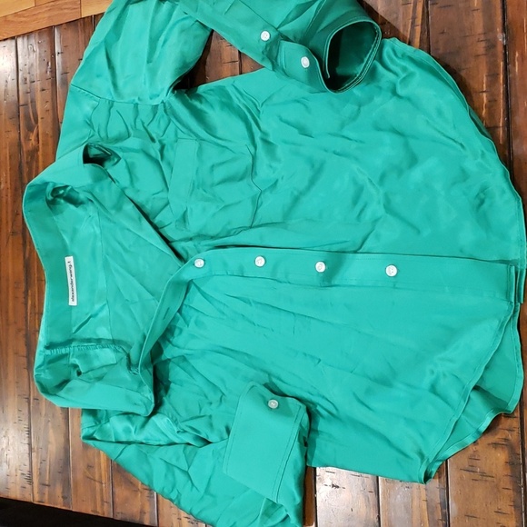 Alexander wang silk off shoulder blouse - Picture 3 of 8